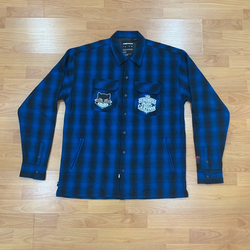 Mister Cartoon x The Hundreds plaid shirt jacket